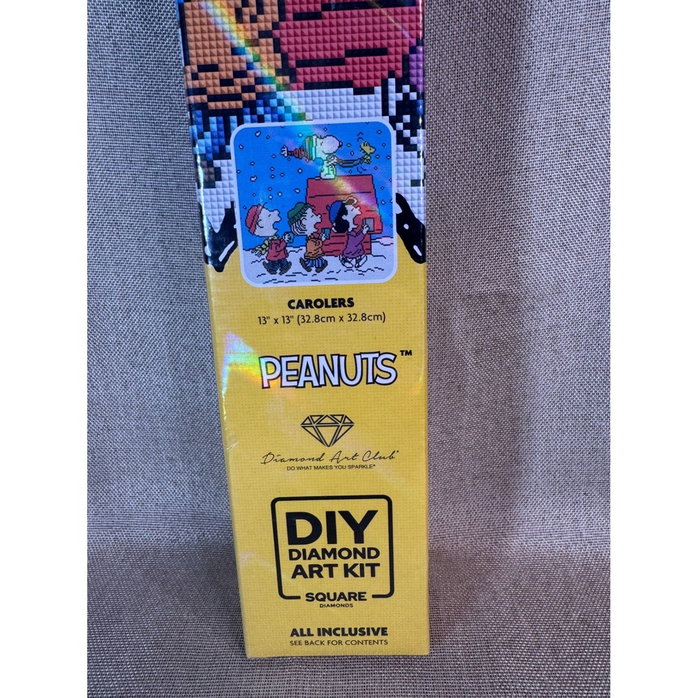 Diamond Art Club Peanuts Carolers Snoopy Square Drill Kit DAC-6341S-DTC Sealed